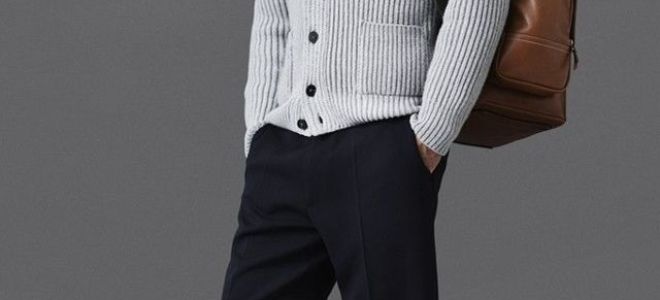 Мужские кофты: виды и их названия