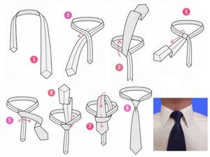 Как завязать галстук как у Диброва: пошагово и с картинками