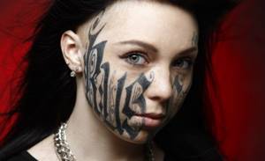 Татуировки для мужчин на лице: эскизы, лучшие коллекции