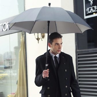 Все виды и типы мужских зонтов: от мала до велика