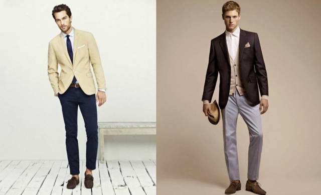 С чем носить мужской пиджак в зависимости от цвета и материала
