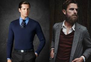 Рубашка под свитер для мужчин: как носить и как сочетать?