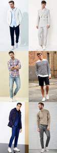 С чем носить мужские ботинки разных цветов и моделей?