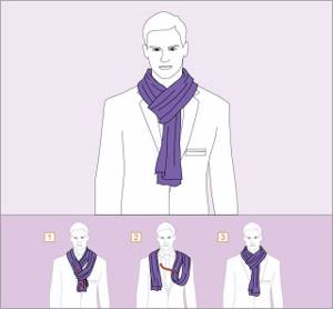 Как красиво завязать шарф мужчине: стильно и модно