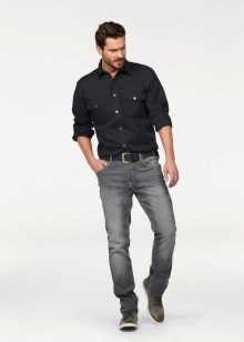 Как носить рубашку с джинсами мужчине: простраиваем образ с фото и советами