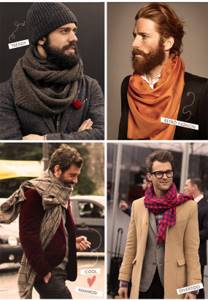 Как носить шарф мужчине, чтобы было тепло и красиво?