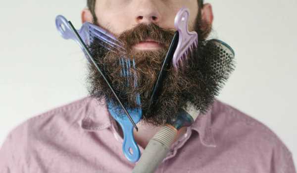 Как выпрямить бороду, если волосы кучерявые или торчат