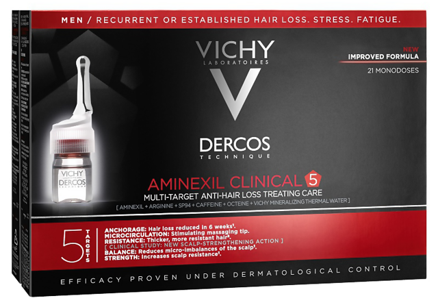 vichy (Виши) от выпадения волос для мужчин: обзор и инструкция