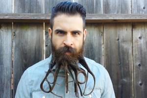Косички на бороде: какие бывают и как заплести?