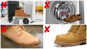 Уход за обувью из нубука в домашних условиях