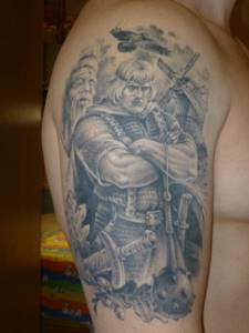 Славянские татуировки для мужчин: эскизы и фото