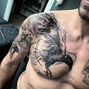 Тату ворон: значение и символика для мужчин