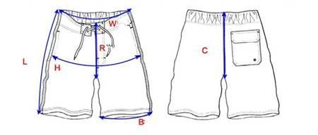 Как узнать размер мужских шорт: таблица размеров и советы